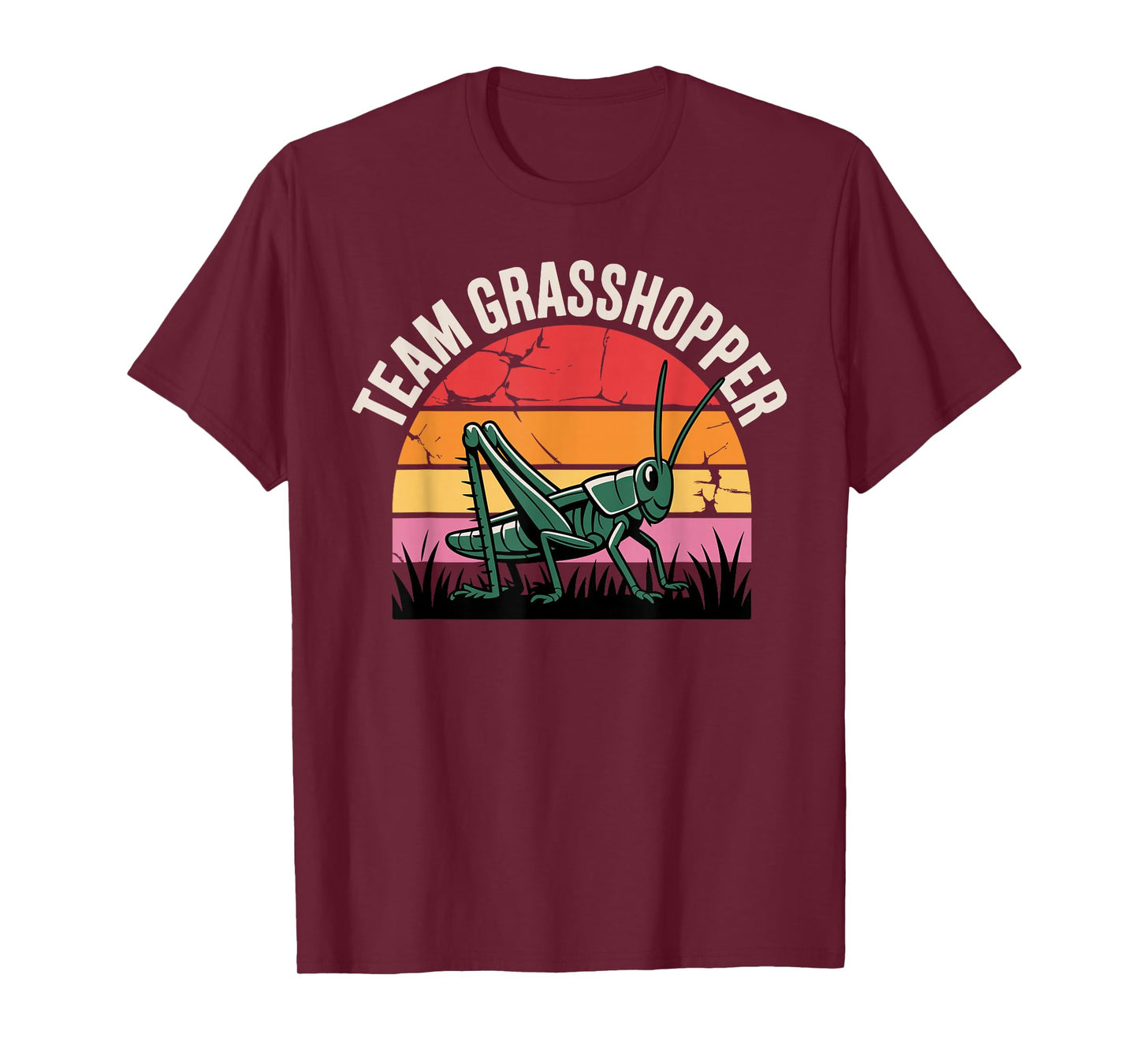 Funny Grasshopper Art for Men Women Kids Insect Grasshopper T-Shirt