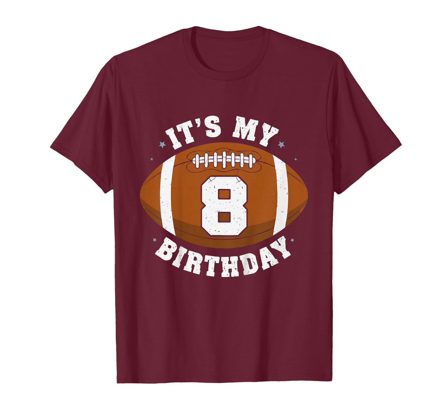 Cool Its My 8th Birthday Football for 8 Years Old Boy T-Shirt