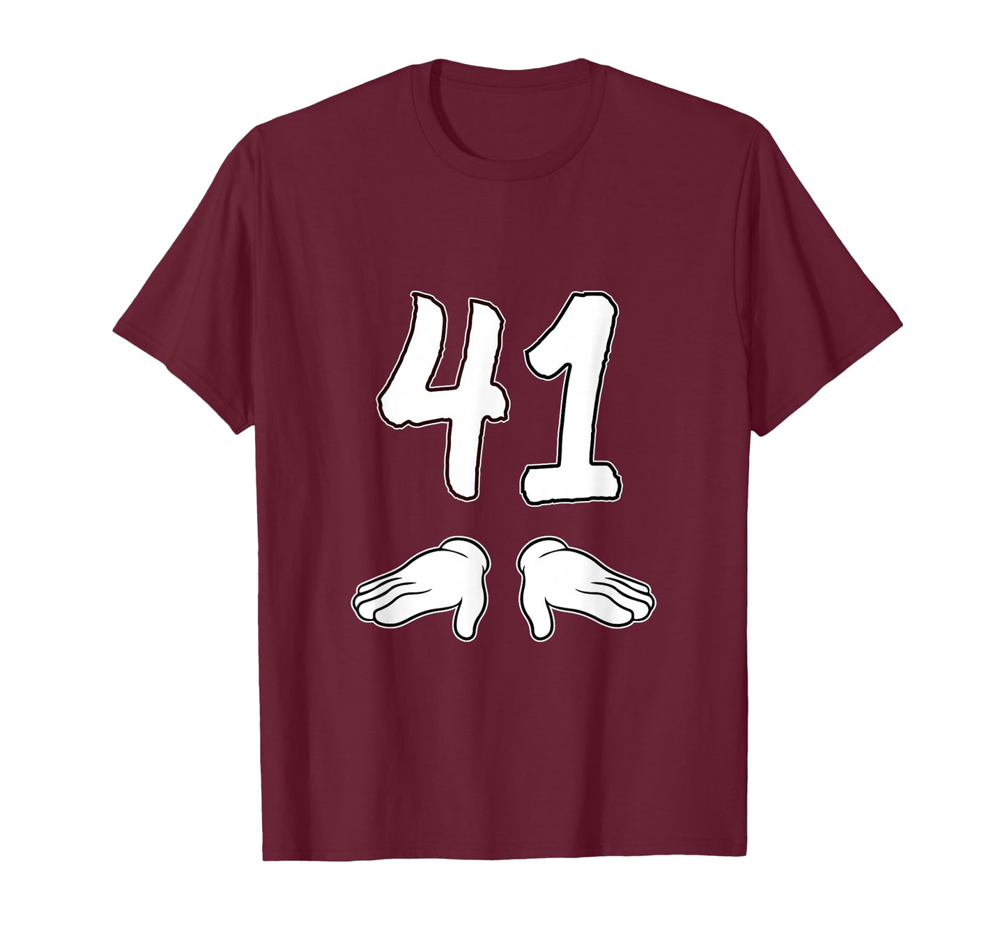 Number 41 Matching Forty-one Gen Alpha Slang Meme Halloween T-Shirt