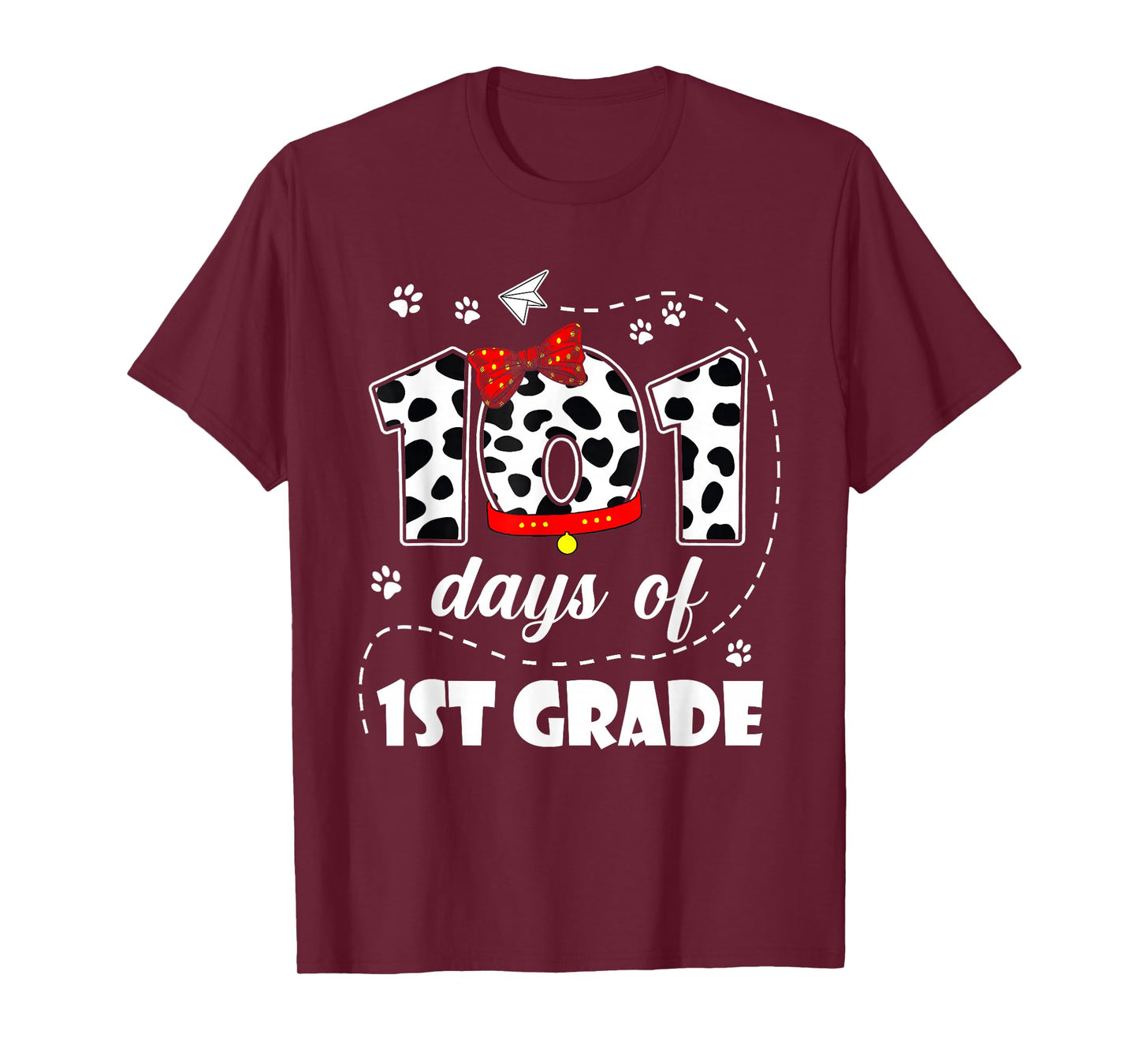 101 Days 1st Grade 100 Days School Dog 100th Day Students T-Shirt