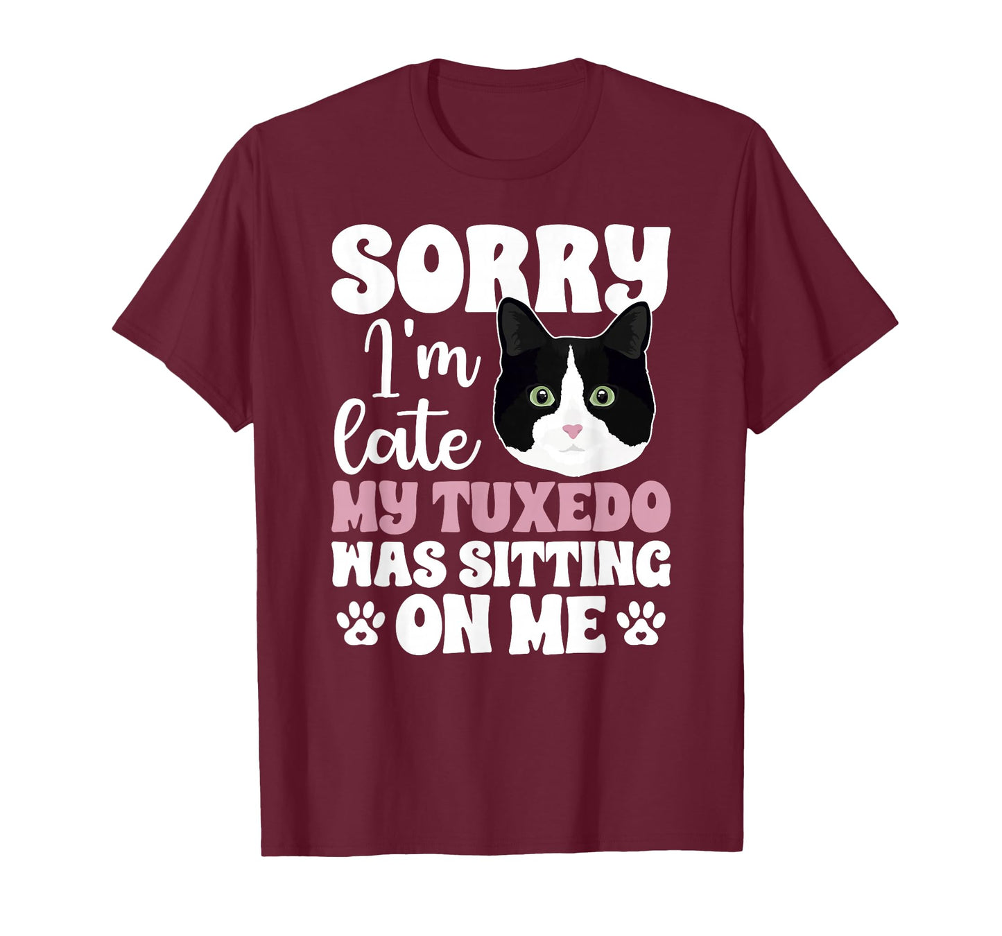 Tuxedo Cat Owner Tuxedo Cat Lover Funny Tuxedo Cat T-Shirt