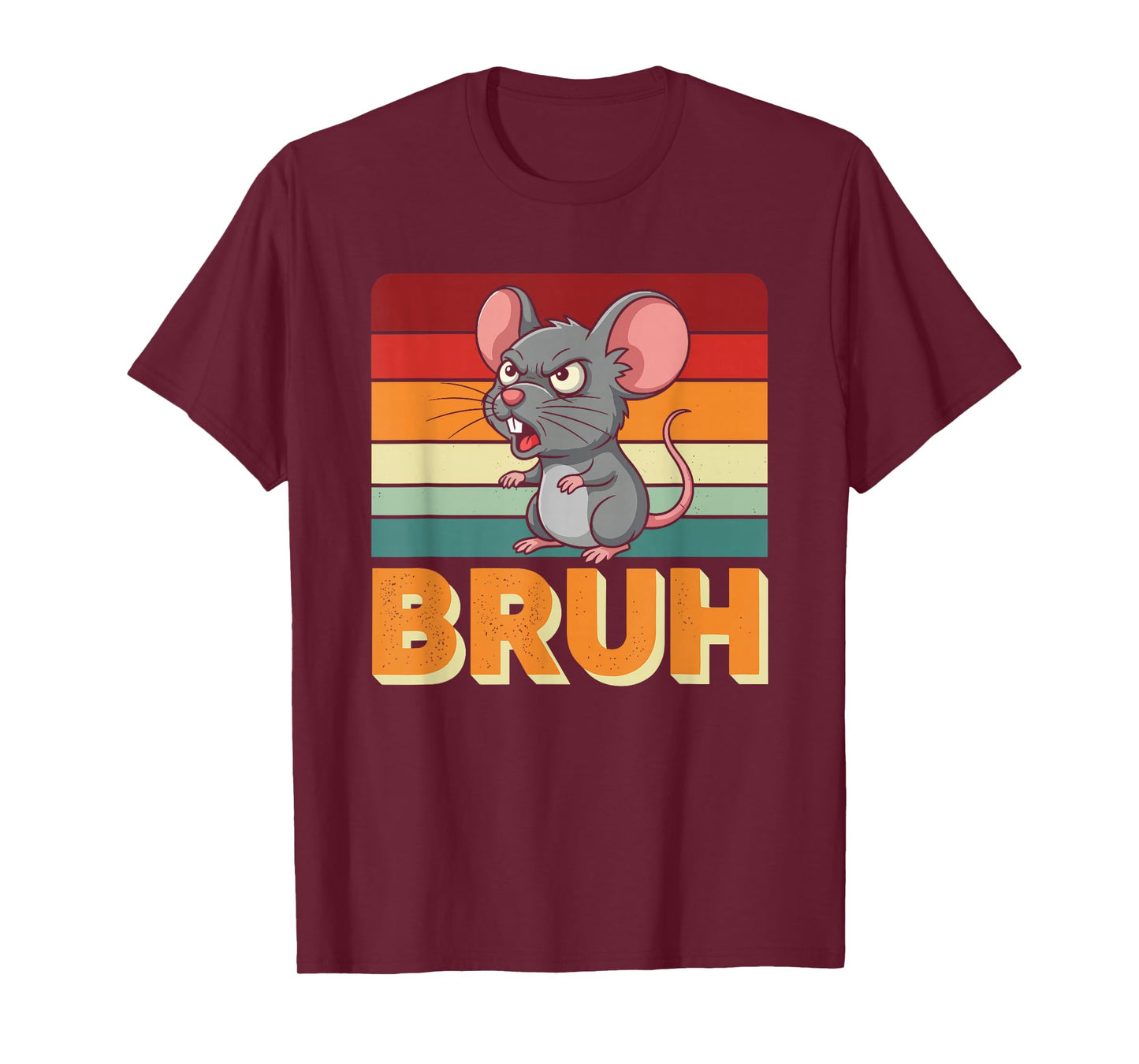 Funny Mouse Bruh Meme T-Shirt
