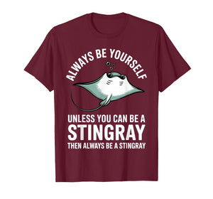 Cool Stingray Art for Women Men Sea Fish Stingray Lover T-Shirt