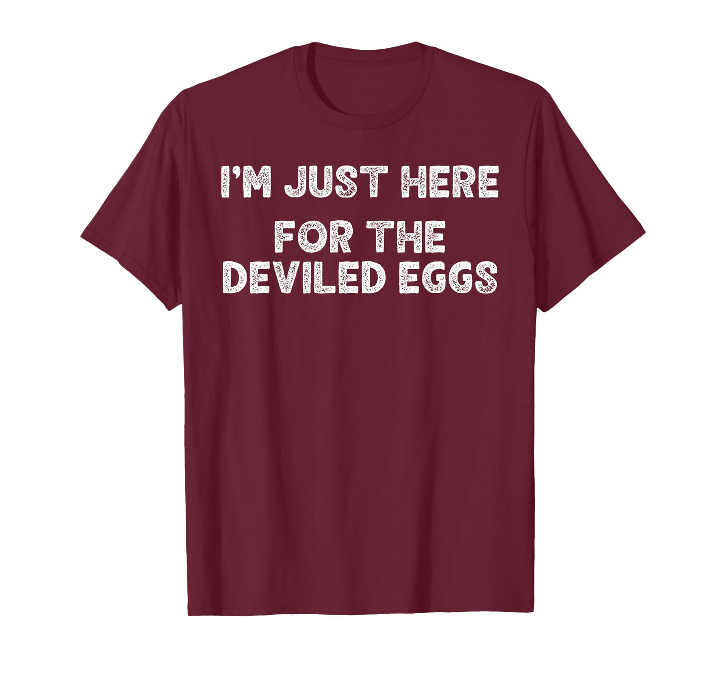 I'm Just Here for The Deviled Eggs Funny Couple Matching T-Shirt
