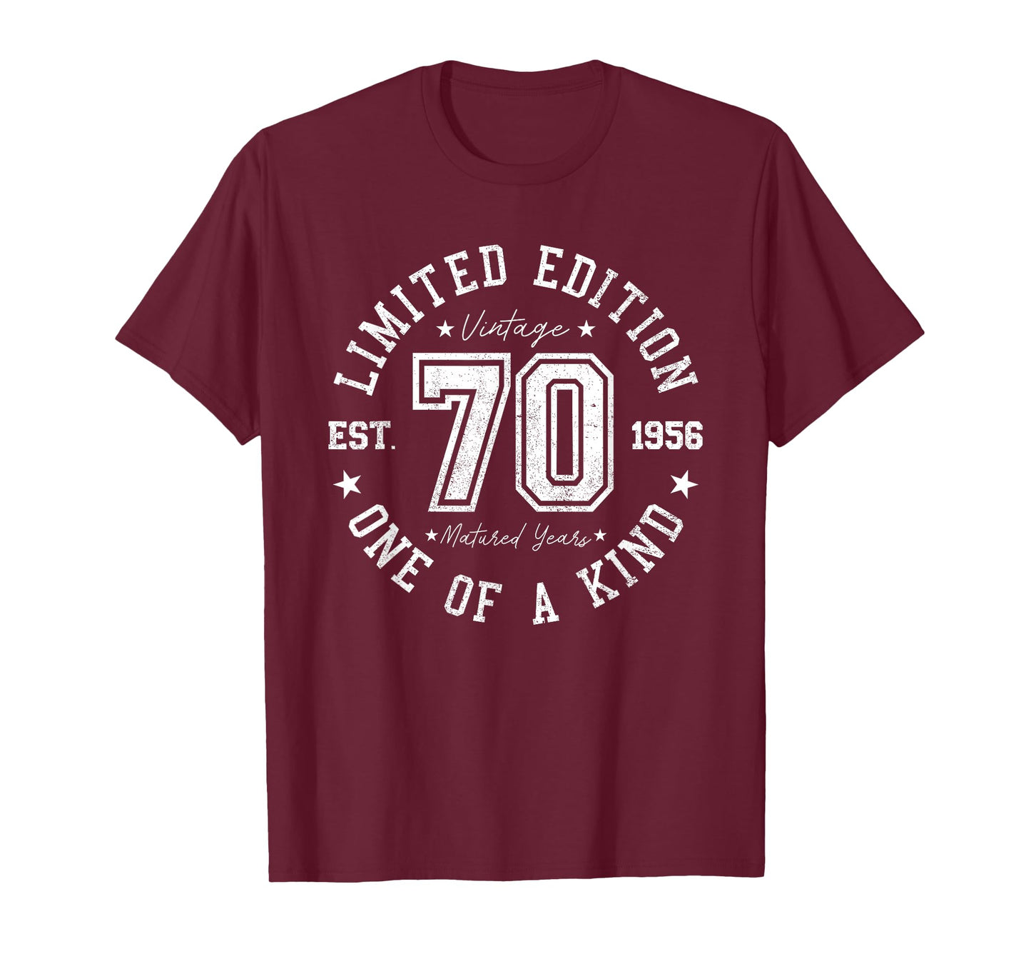70 Years Old Vintage 1956 70th Birthday Limited Edition T-Shirt