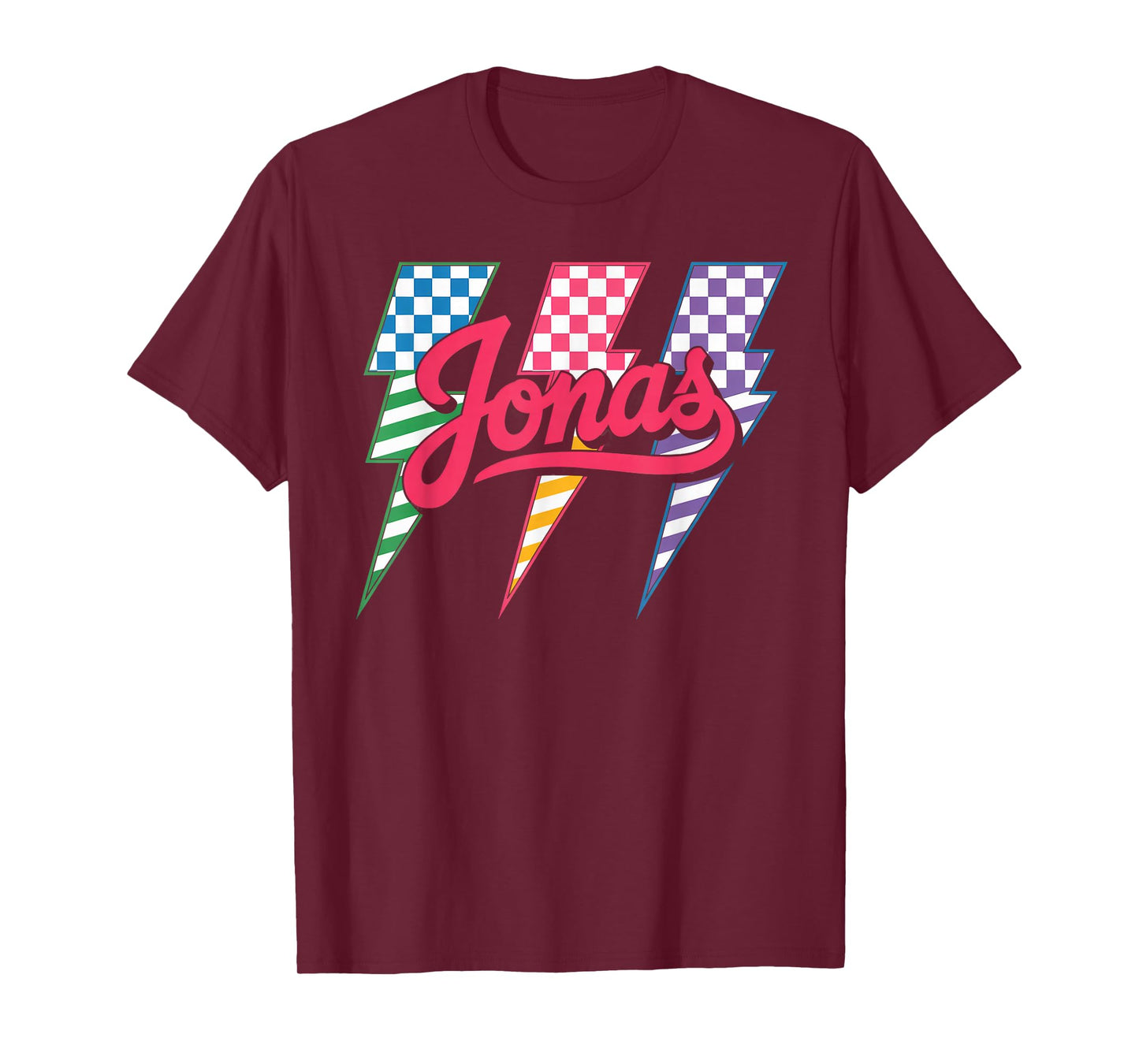 Retro Jonas First Name I Love Jonas 80's Vintage T-Shirt