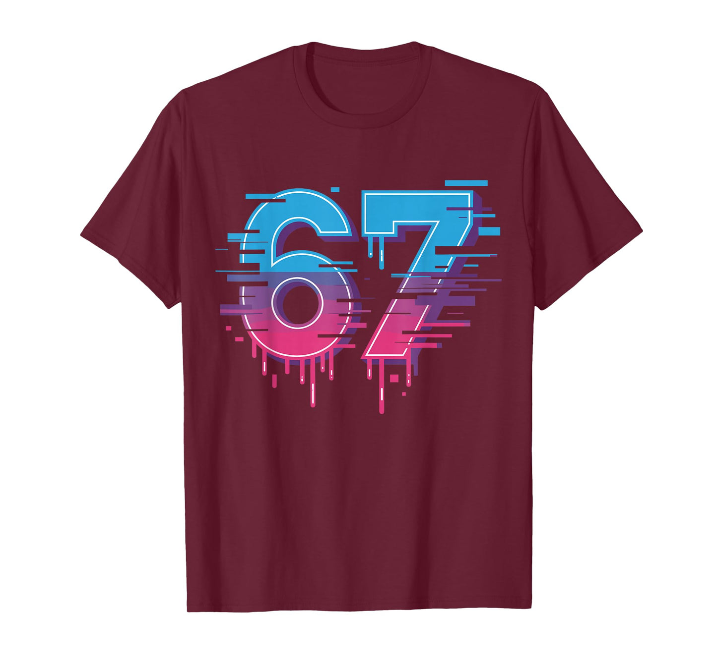 67 Six Seven Meme Shirt for IT Gen Alpha and Gen Z Humor T-Shirt