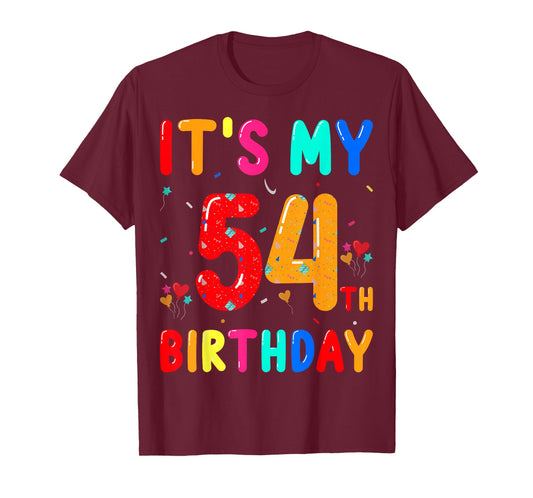 54 Years Old - It's My 54th Birthday T-Shirt