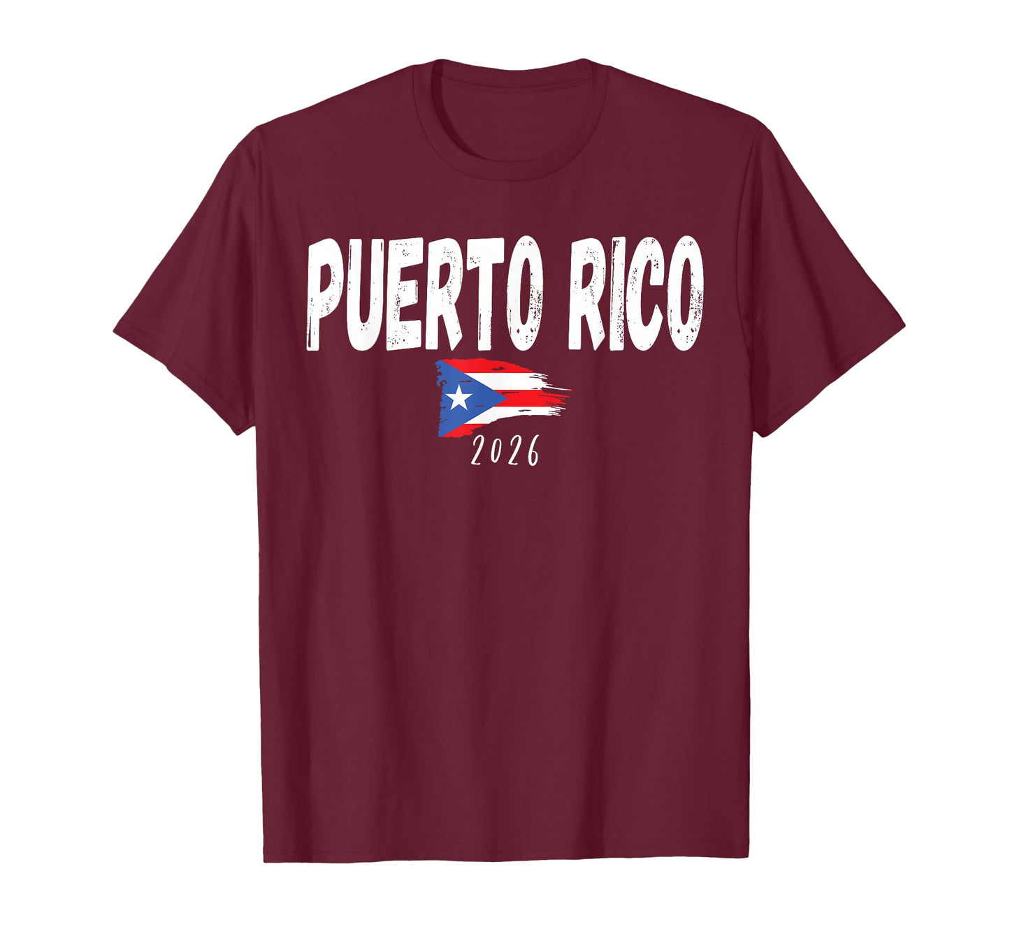 Puerto Rico Souvenir 2026 Trip Vacation Fun Matching Flag T-Shirt