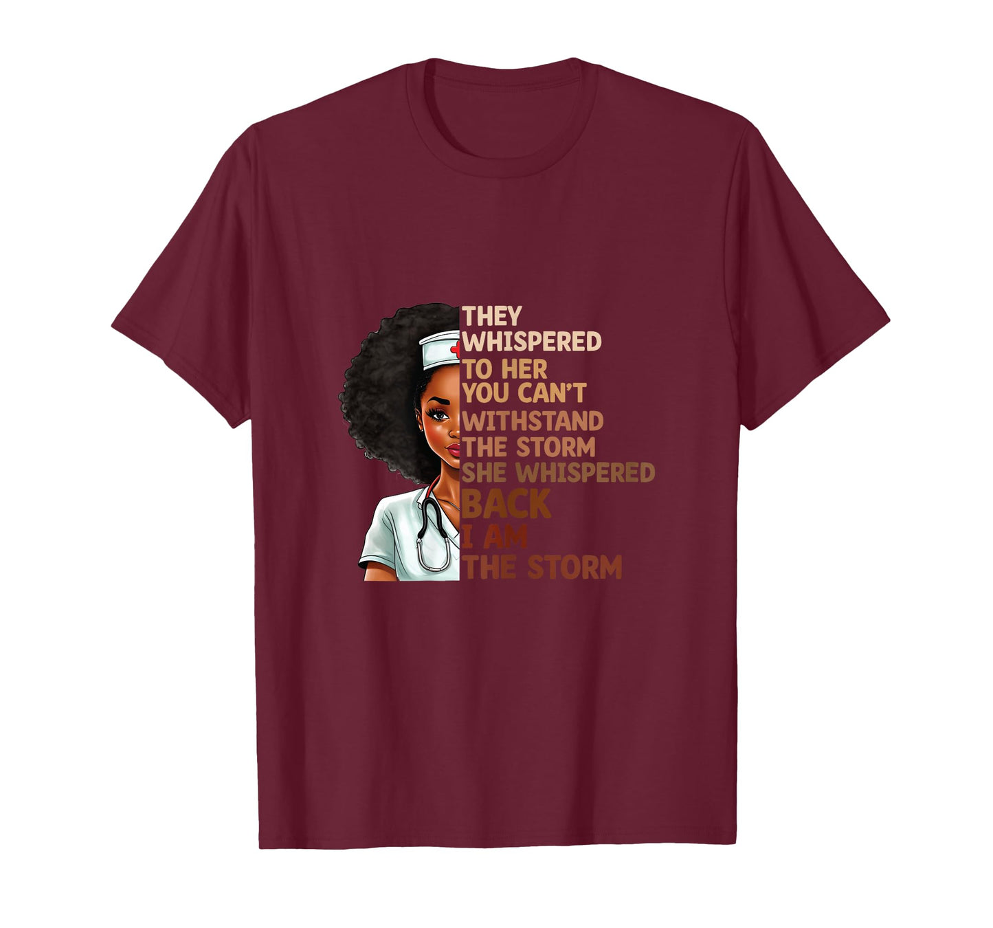 Black History Month Nurse Proud Black African American Nurse T-Shirt