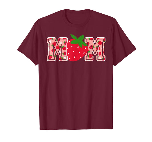 Mom Strawberry Birthday T-Shirt