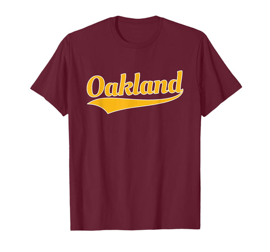 Oakland - Throwback Design - Classic T-Shirt