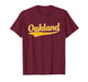 Oakland - Throwback Design - Classic T-Shirt