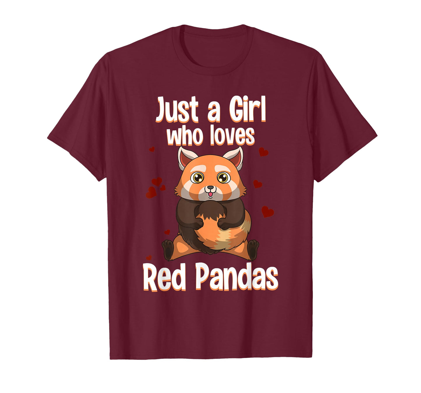 Cool Red Panda Costume for Women Girls Kids Red Panda Lover T-Shirt