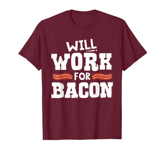 Funny Bacon Design for Men Women Boys Girls Pork Bacon Lover T-Shirt
