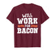 Funny Bacon Design for Men Women Boys Girls Pork Bacon Lover T-Shirt