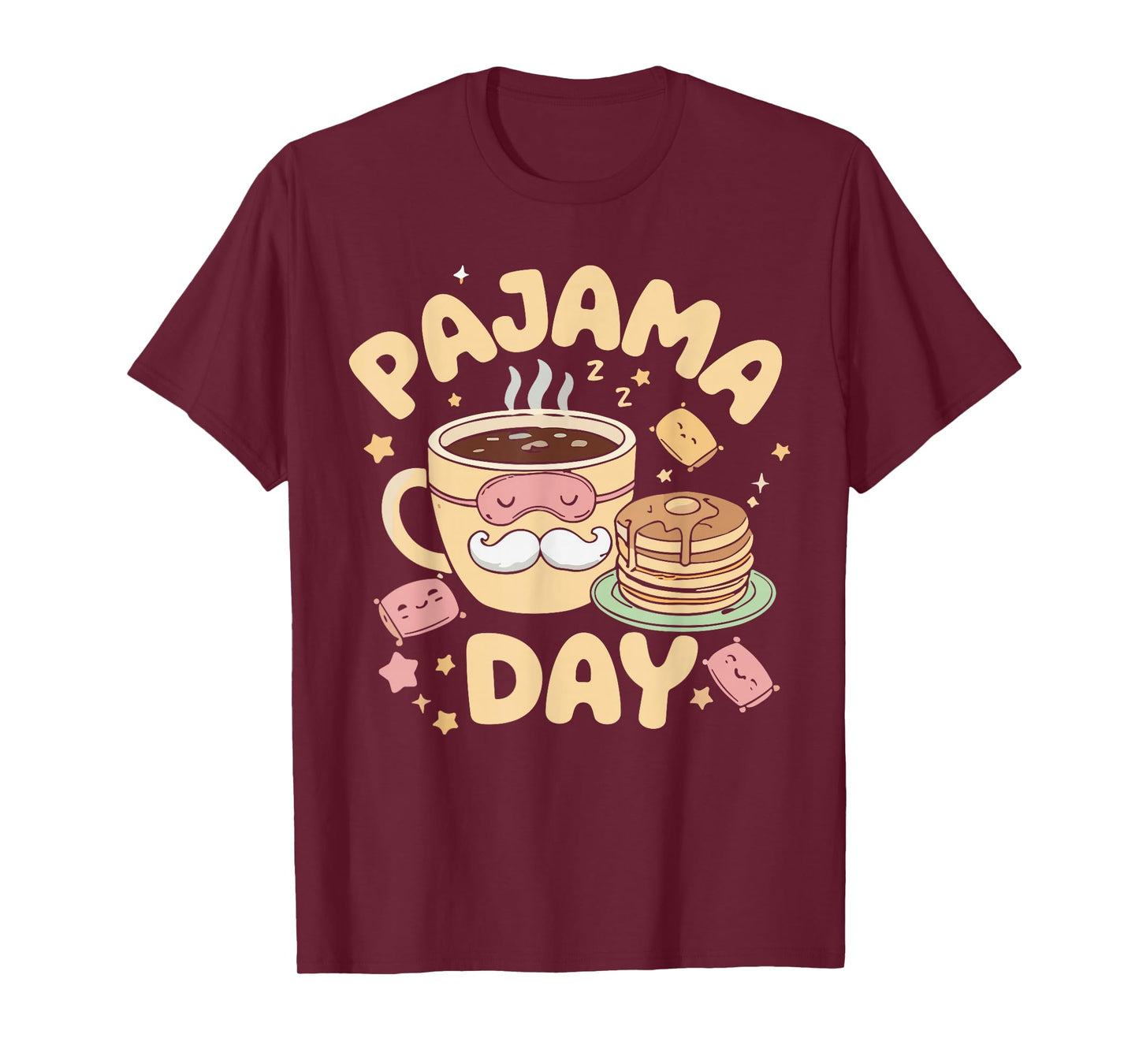 Teacher Pajama Day Shirt, Funny Cloud Sleepover School T-Shirt