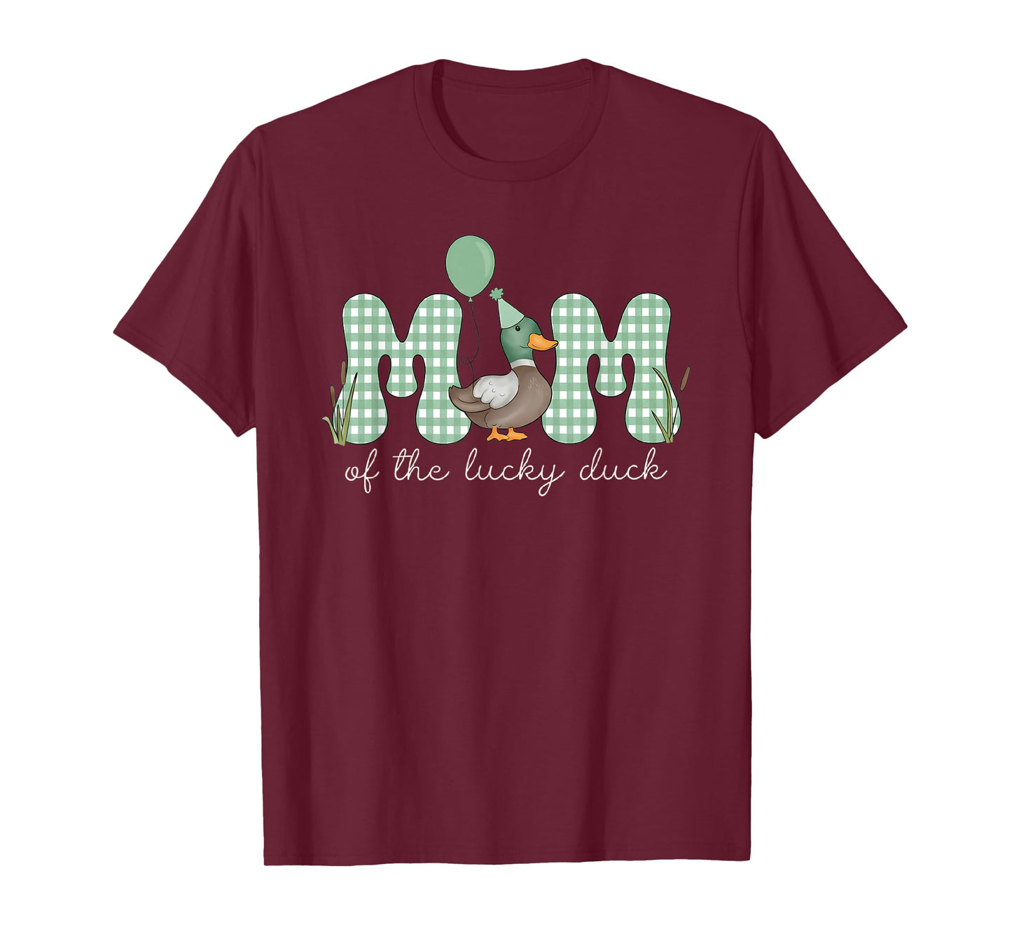 Mom & Dad of The Lucky Duck 1St Birthday Mommy and Me Duck T-Shirt