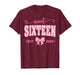 16th Birthday Girl Sweet Sixteen Coquette Bow 16 Year Old T-Shirt