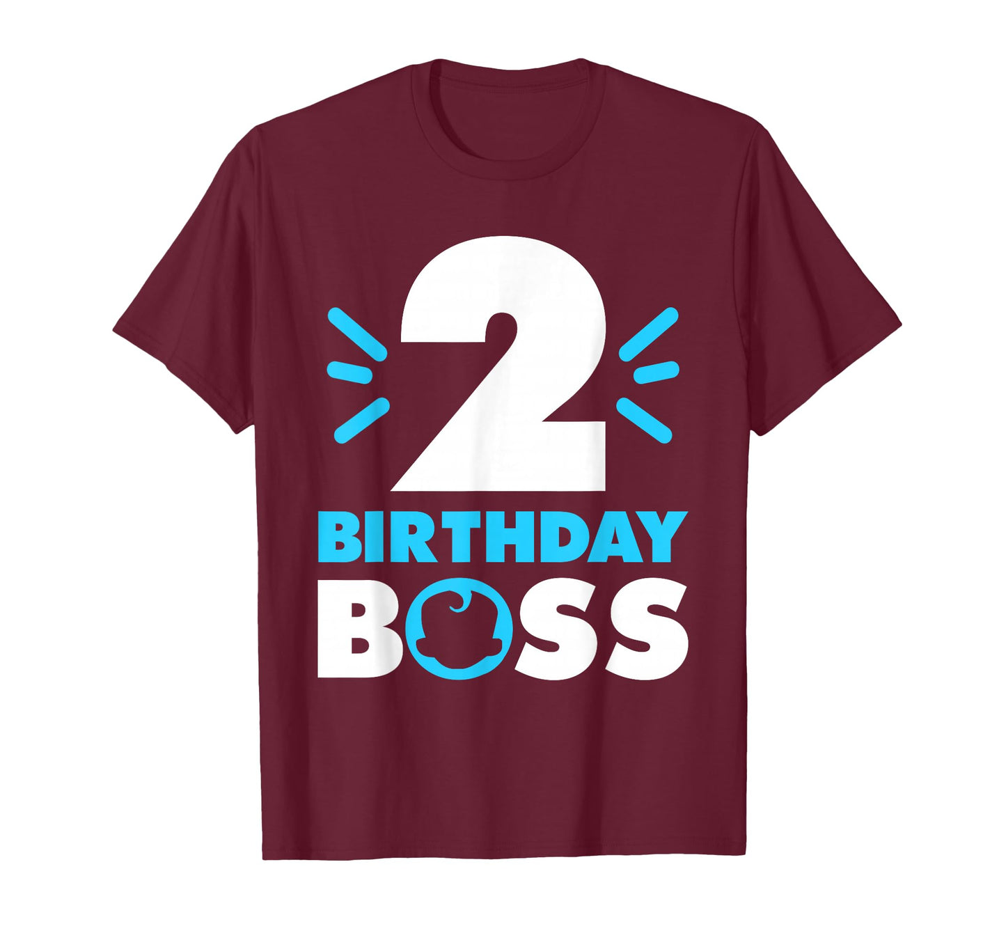 Funny 2nd Birthday Boss Boy Girl 2 Year Old Family Matching T-Shirt