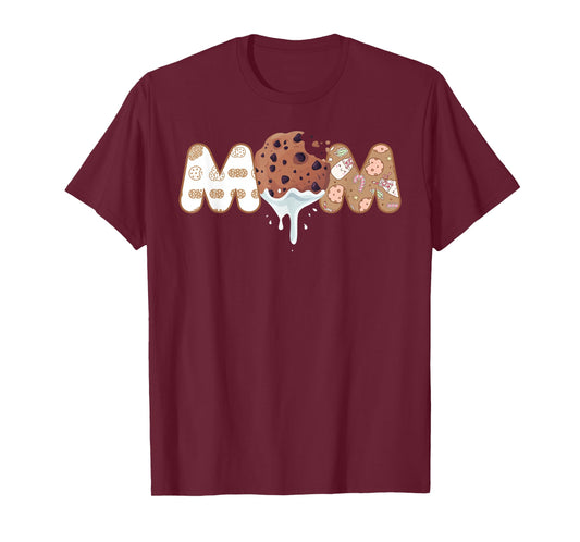 Cookies Mom 1st Birthday Milk Party Family Matching T-Shirt