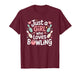 Cute Bowler Womens Hobby Tenpin T-Shirt