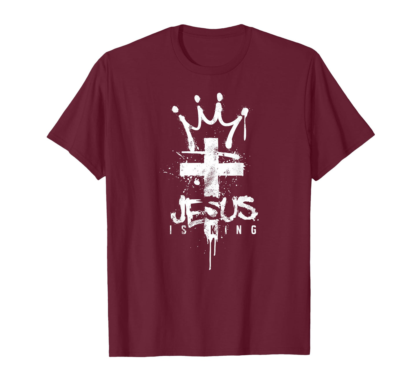 Jesus is King Bible Verse Christians Faith Religion T-Shirt