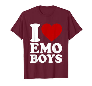 I Love Emo Boys T-Shirt