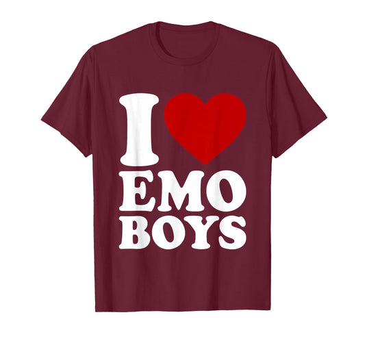 I Love Emo Boys T-Shirt