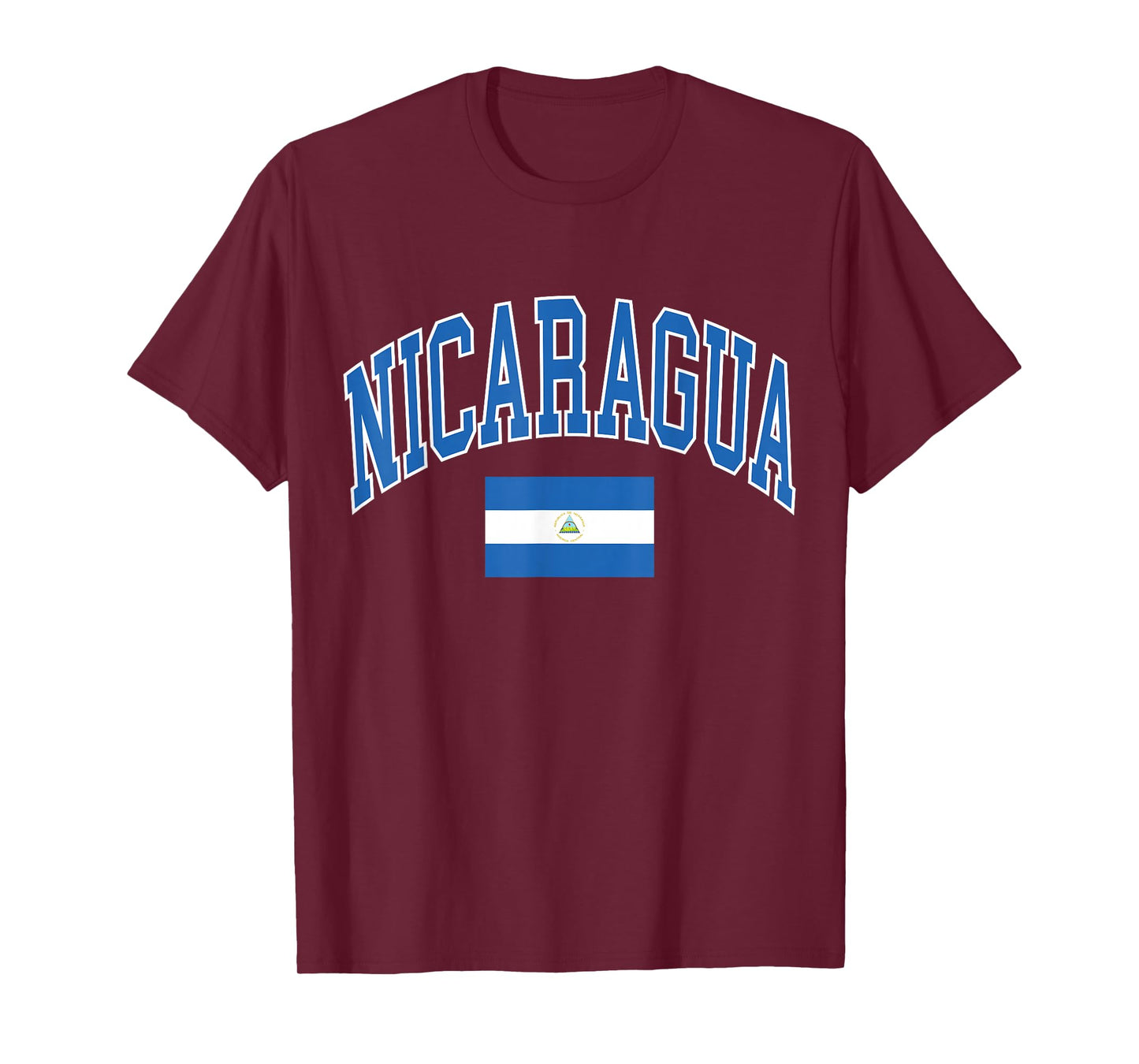Nicaragua Flag Graphic T-Shirt