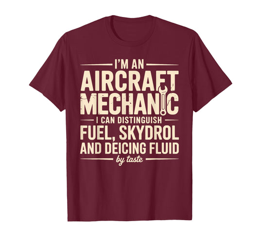 Aircraft Mechanic Art for Men Women Aviation Maintenance T-Shirt