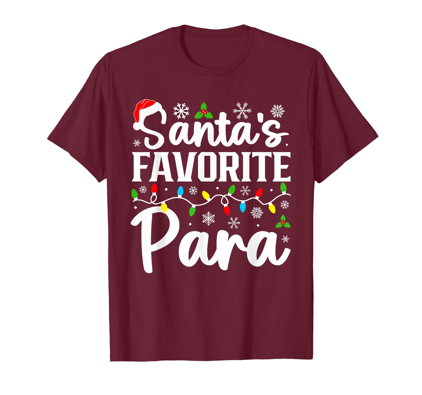 Santa's Favorite para Funny Christmas Family Matching T-Shirt