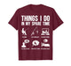 Things I Do in My Spare Time Fishing Fisherman Dad Men Fish T-Shirt