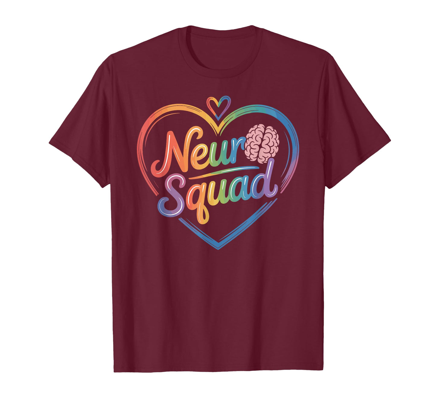 Neuro Squad Neurology Nurse Neuroscience Heart T-Shirt
