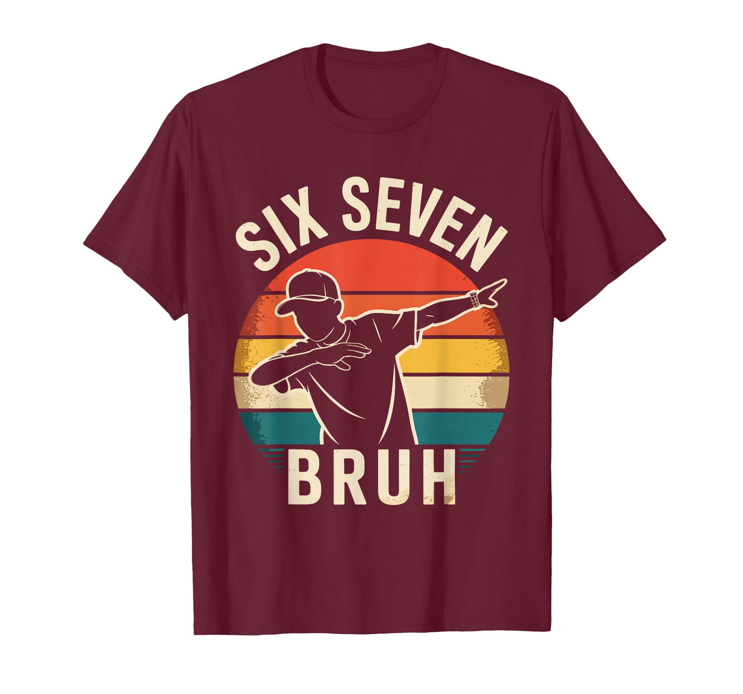 67 Meme 6 7 Numbers Dabbing Six Seven Bruh Funny Boys Kids T-Shirt