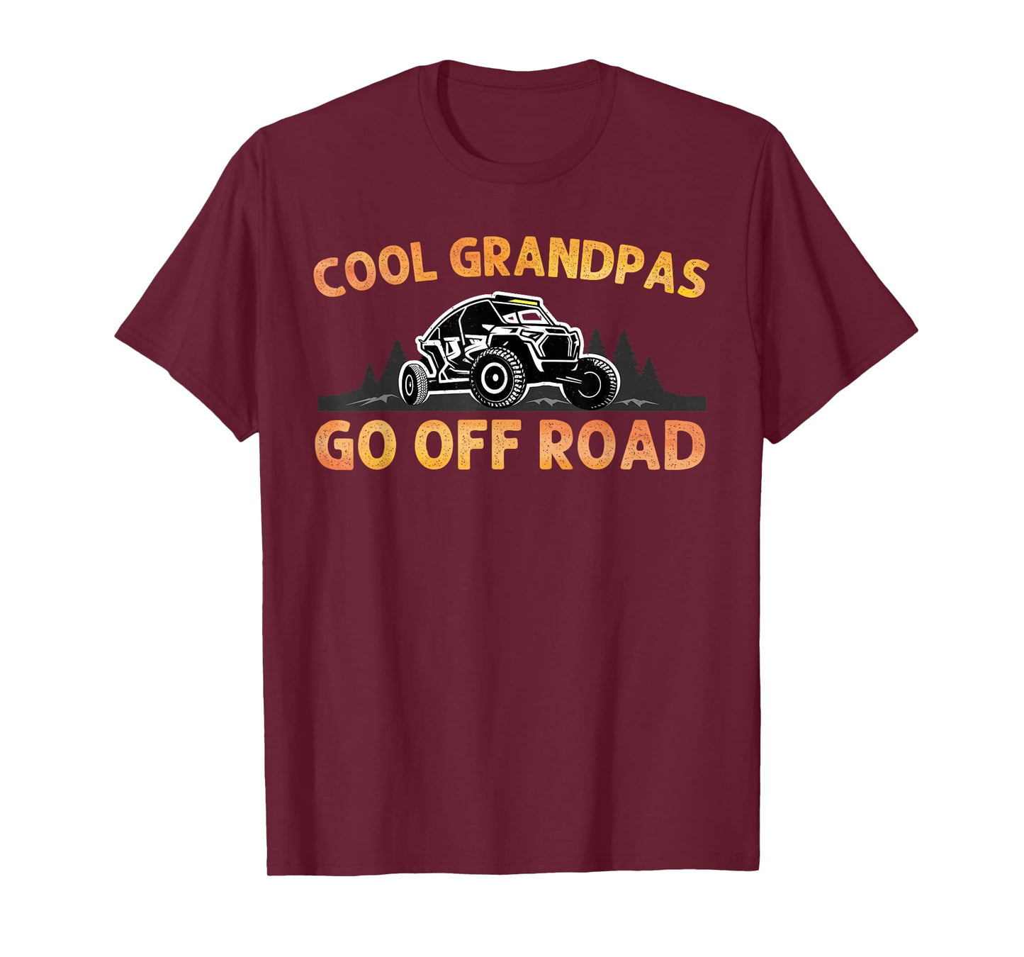 Side by Side Design for Grandpa Men Off Road UTV SxS Riding T-Shirt
