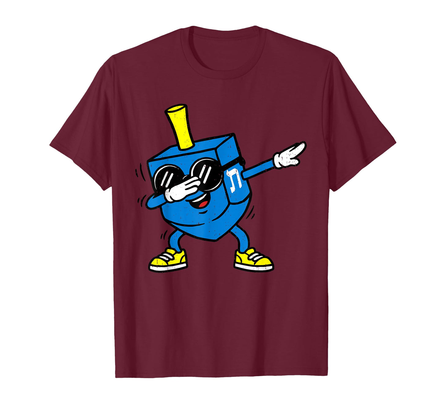 Dabbing Dreidel Happy Hanukkah Dancing Chanukah Jew Jewish T-Shirt