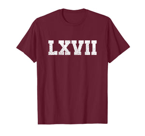 Cool Six Seven Number Gen Alpha Slang 6 7 Trending Meme Roma T-Shirt