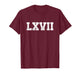 Cool Six Seven Number Gen Alpha Slang 6 7 Trending Meme Roma T-Shirt
