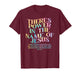 There's Power in The Name of Jesus Christian Bible Verse T-Shirt