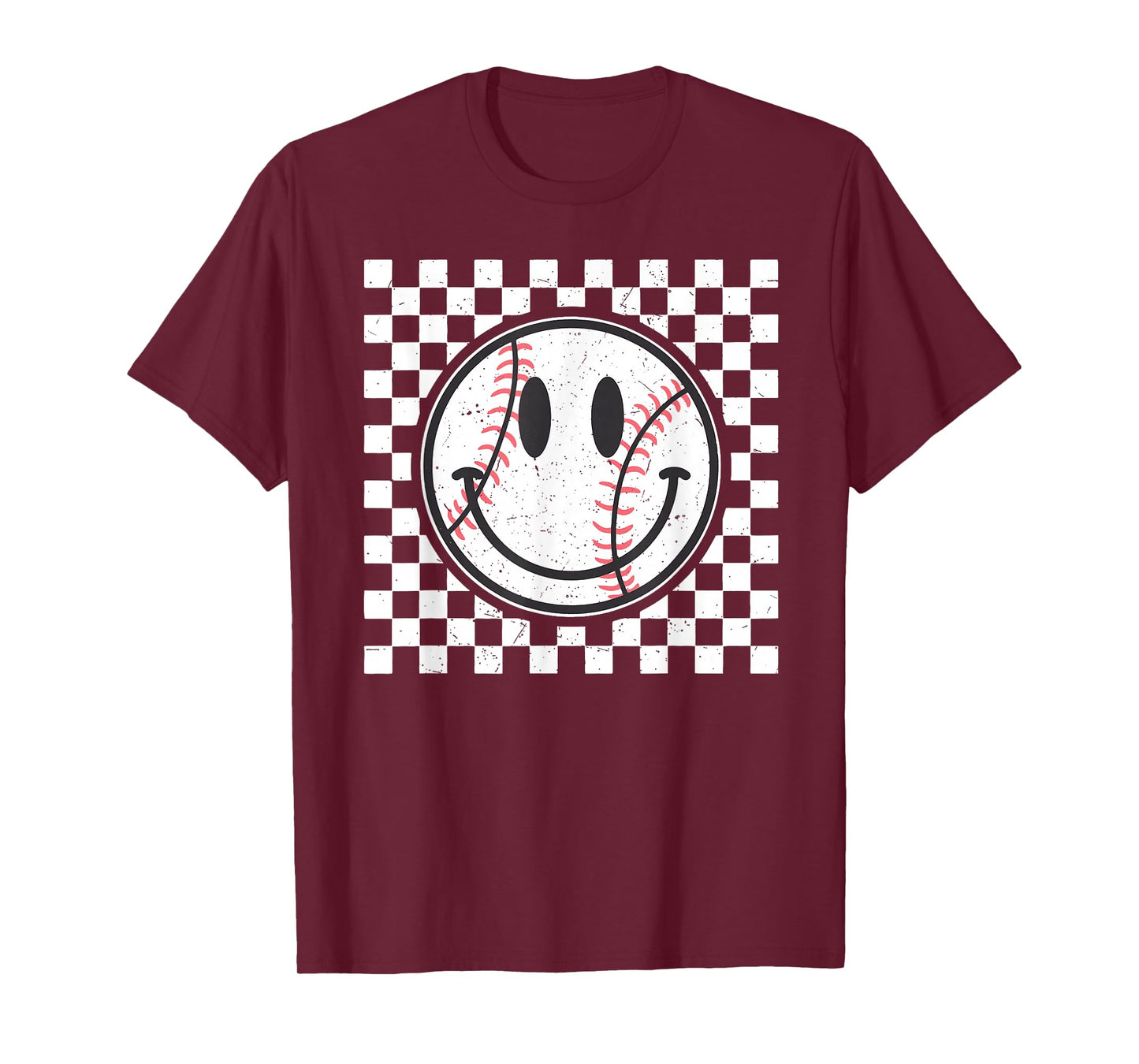 Baseball Season Happy Game Day Trendy Funny Sports Vintage T-Shirt