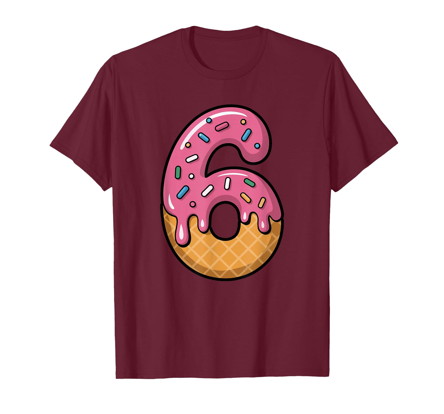 Number 6 Ice Cream Drip 67 Meme Couple Matching Halloween T-Shirt
