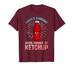 Funny Ketchup Art for Men Women Youth Tomato Ketchup Lover T-Shirt