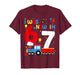I was 6 Now I'm 7 Year Old Train Birthday Party 67 Meme Kids T-Shirt