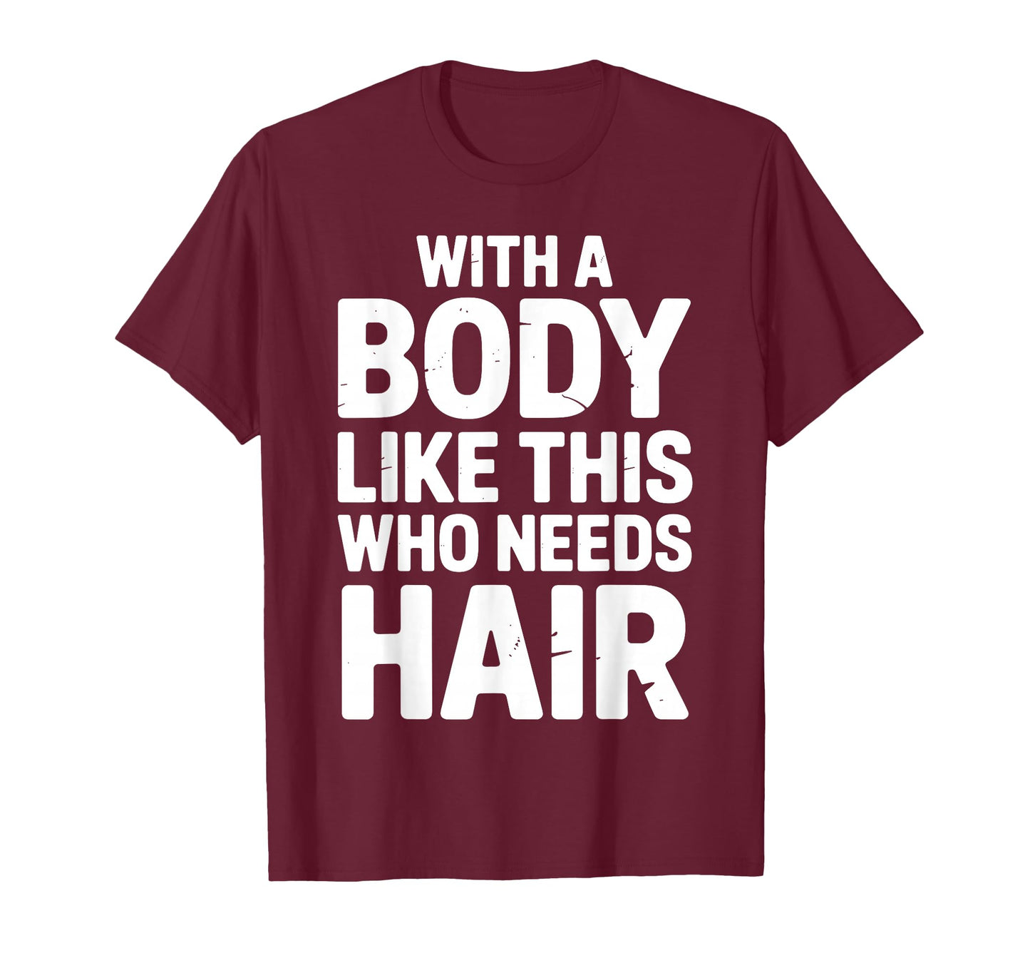 Funny Bald Man Design for Men Boys Son Bald People Bald Guy T-Shirt