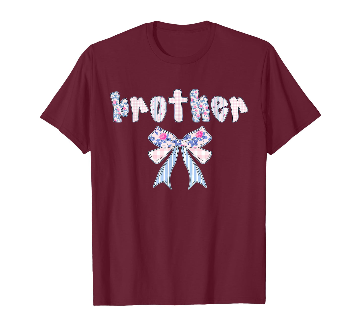 Brother Matching Family Group Flower Bow Birthday Girls T-Shirt