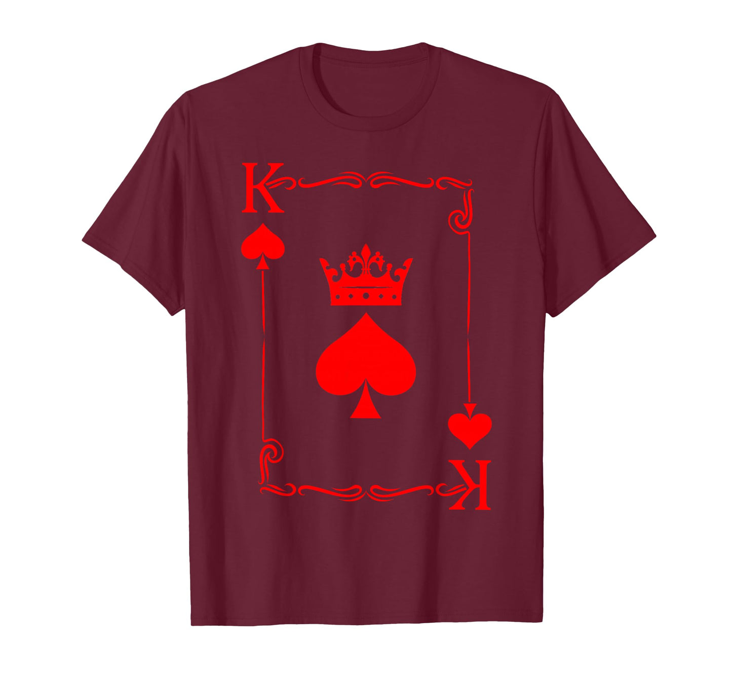 King of Spade Game Black History Playing Card Men Boy T-Shirt