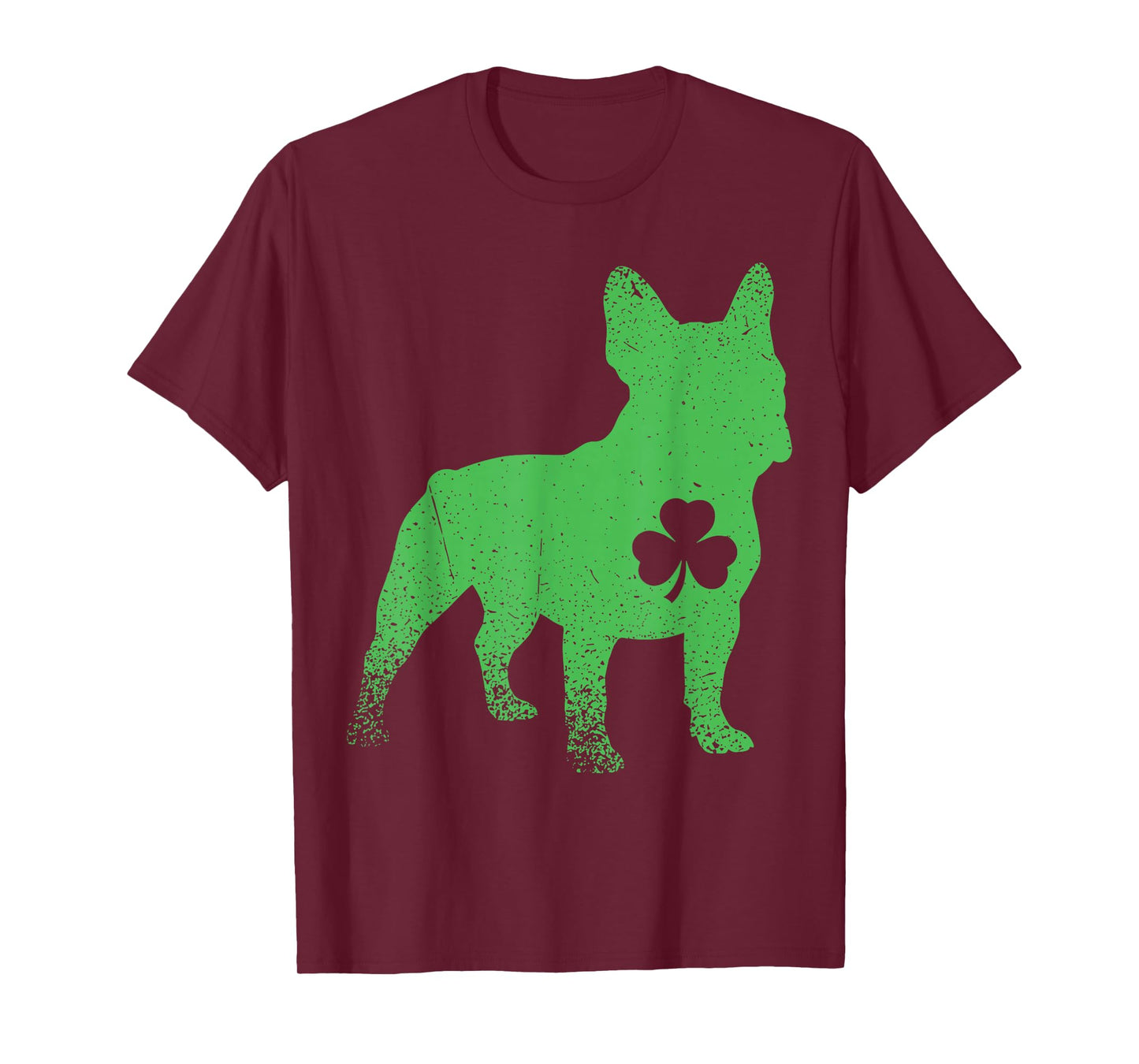 Irish Dog Shirt, St Patricks Day French Bulldog Shamrock T-Shirt