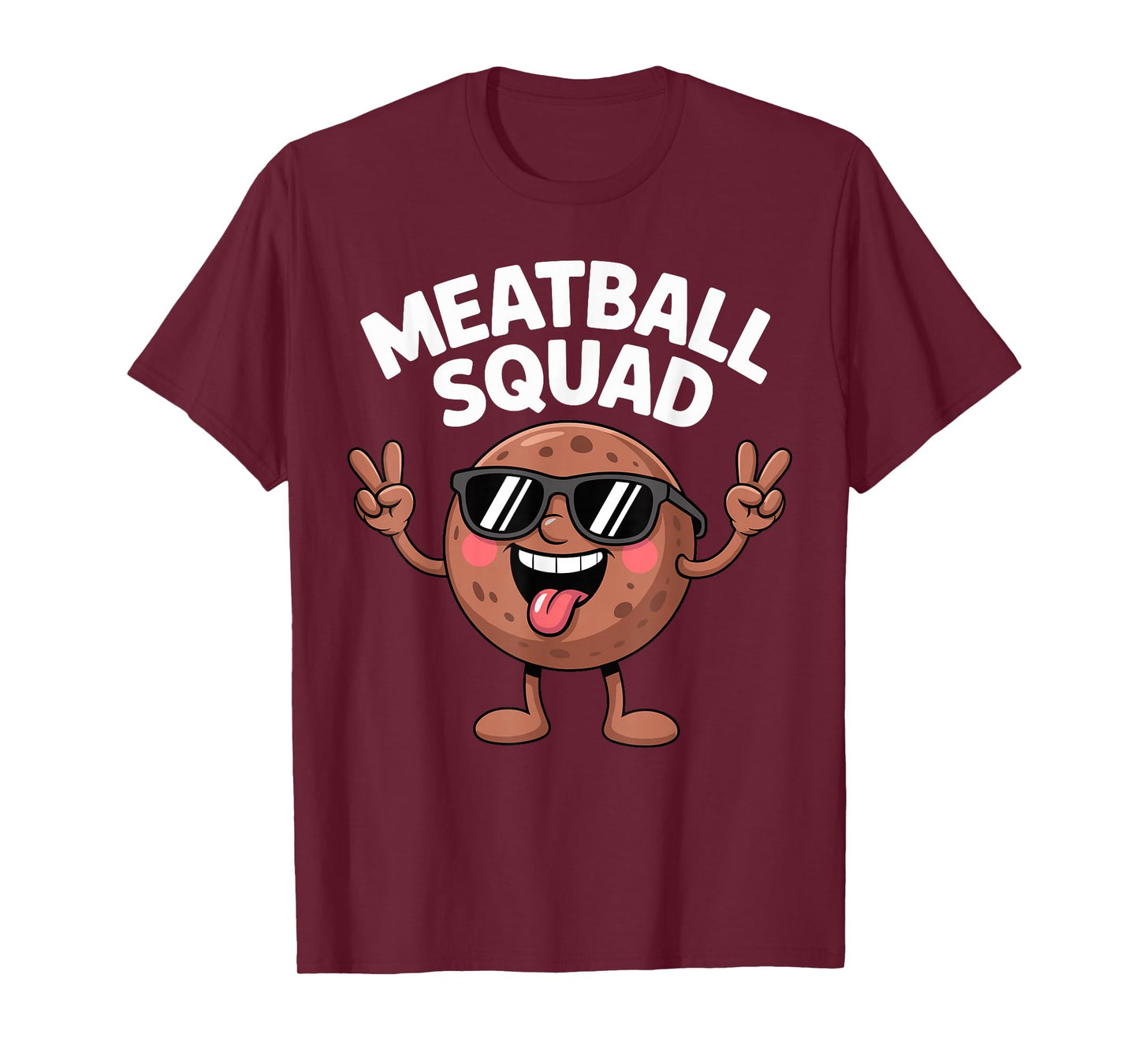 Meatball Squad Spaghetti Pasta Humor T-Shirt