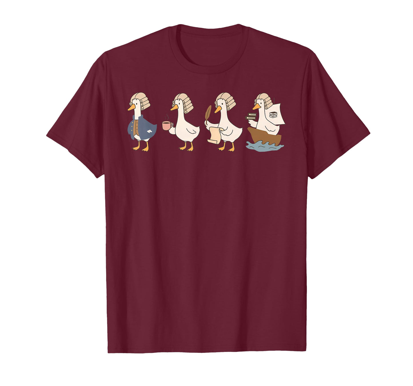 Silly Goose But Serious About The Constitution Middle School T-Shirt